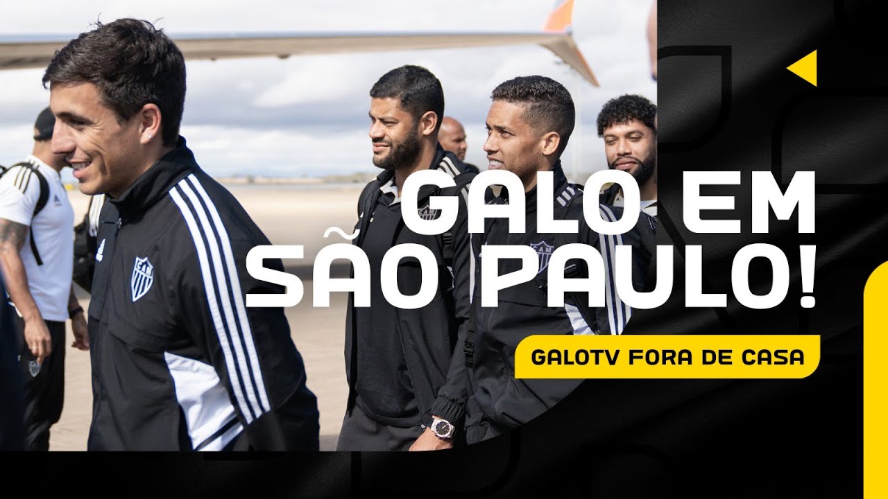 🐔🎥 GALOTV FORA DE CASA: CHEGADA DA DELEGAÇÃO DO ATLÉTICO EM SÃO PAULO! | AO VIVO 🔴