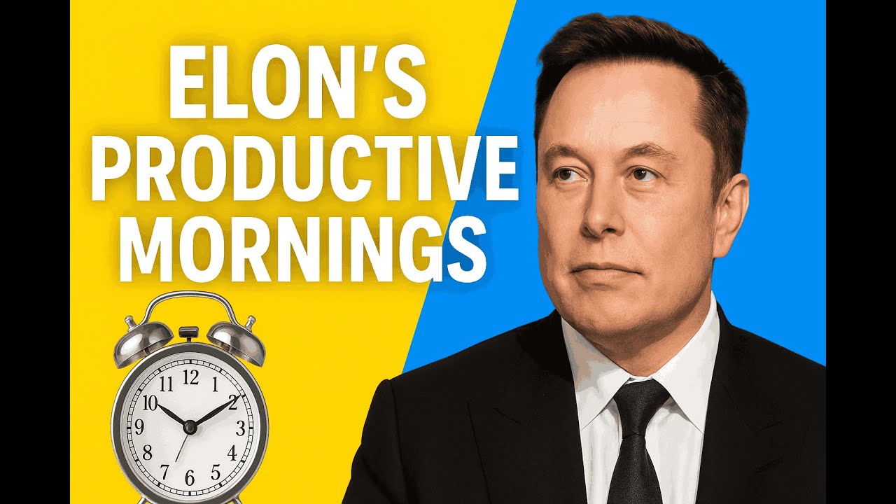 Elon Musk's Morning Routine - How He Starts His Day with High Productivity.