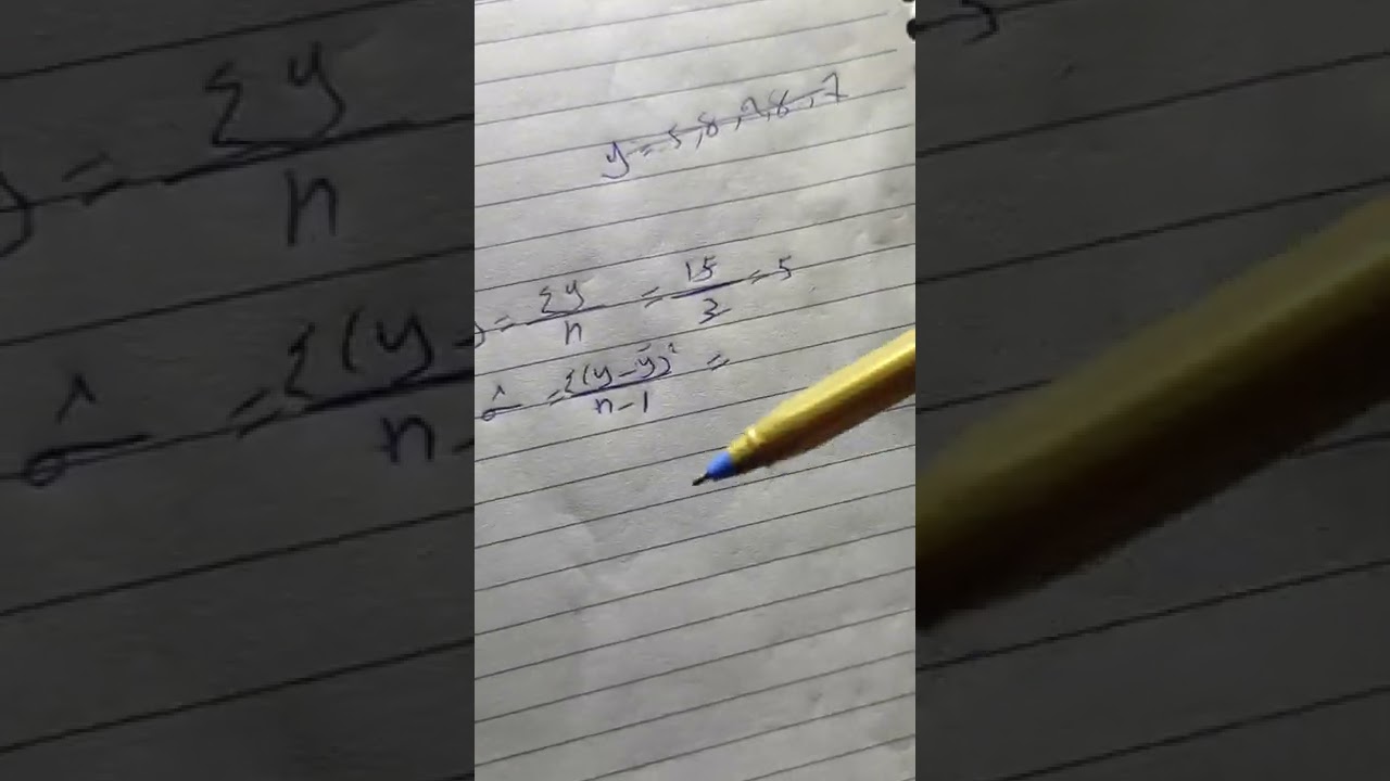 شرح عينات محاضره اولئ (الوسط الحسابي)