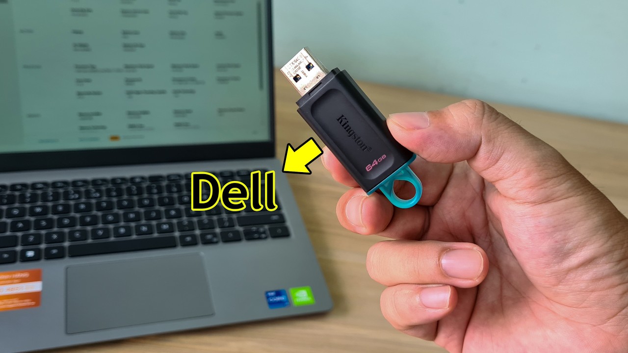 Dell, как загрузиться с USB-накопителя