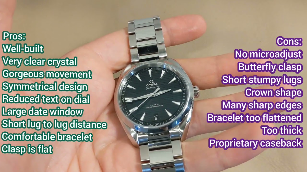 Omega Aqua Terra 8900 master chronometer watch review: the pros and cons of this popular wristwatch