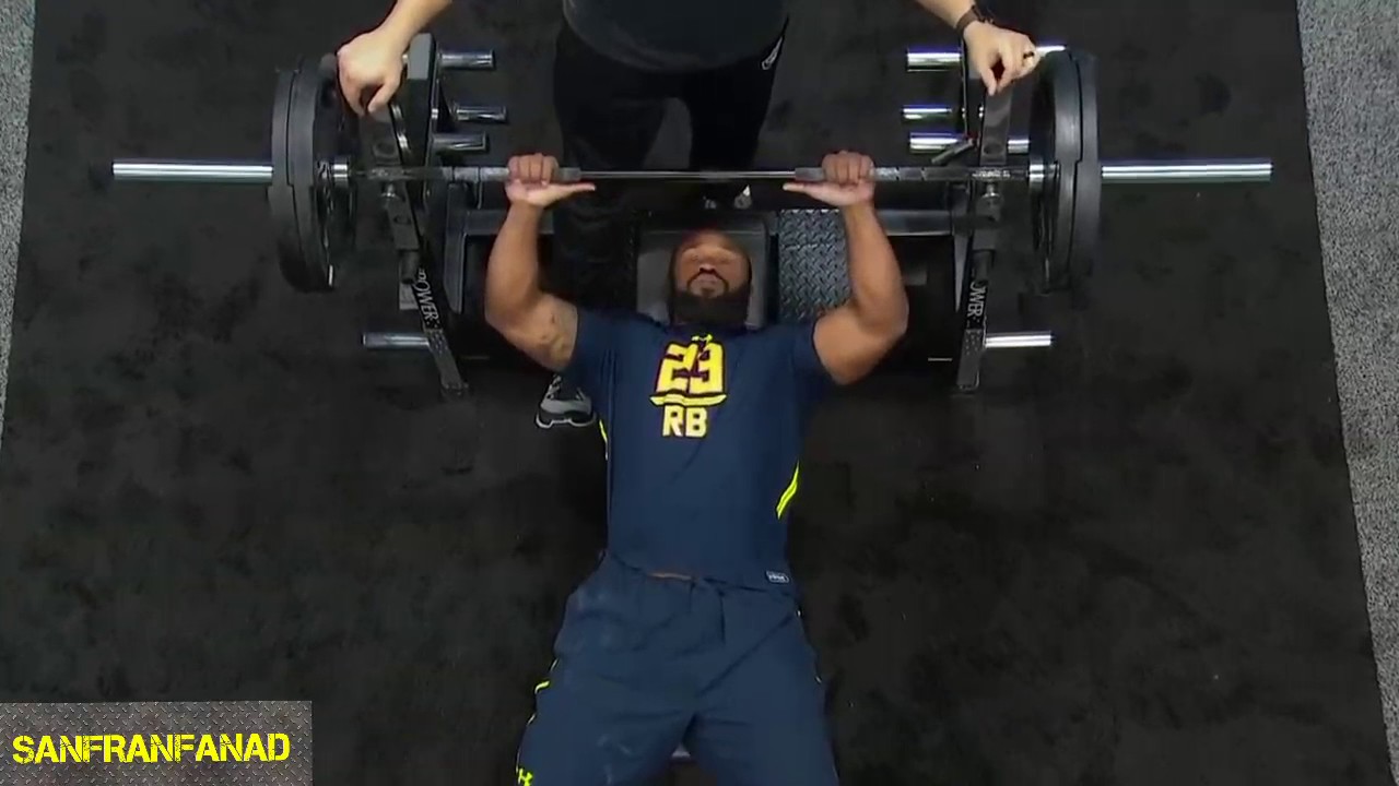 Samaje Perine Puts Up 30 Reps | 2017 NFL Combine Bench Press | NFL Highlights HD