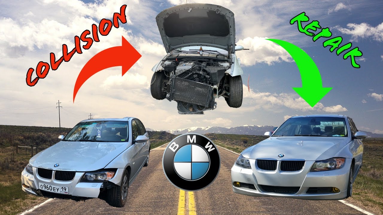 BMW E90 Front End Collision Repair