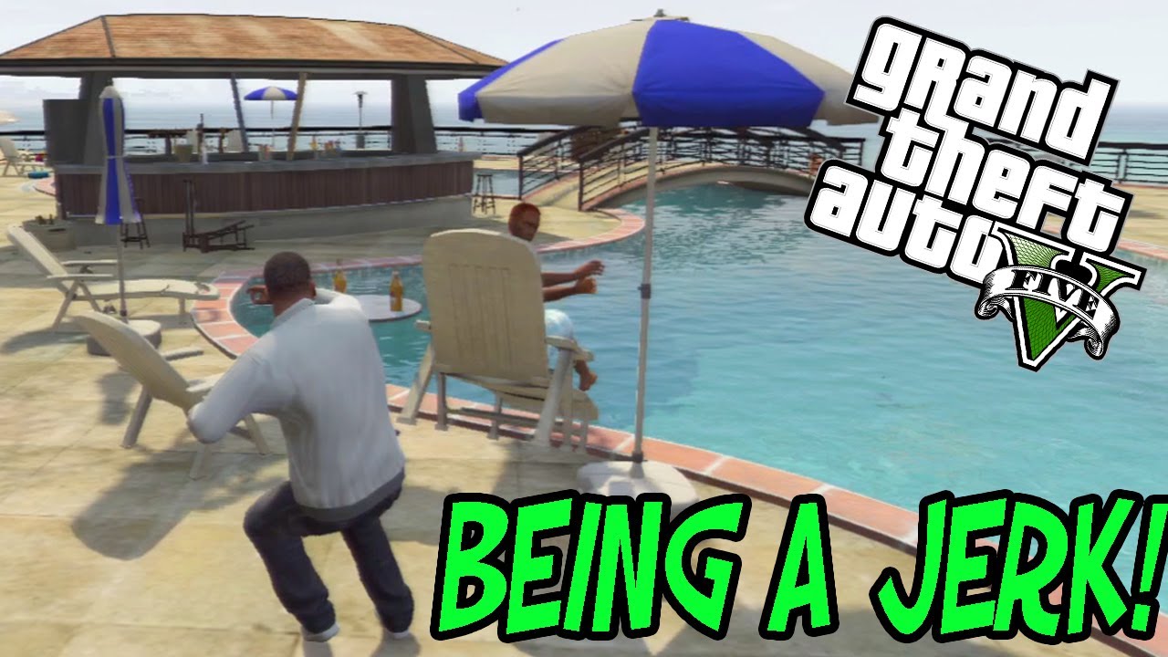 GTA V - Being a Jerk! (Free-roam)
