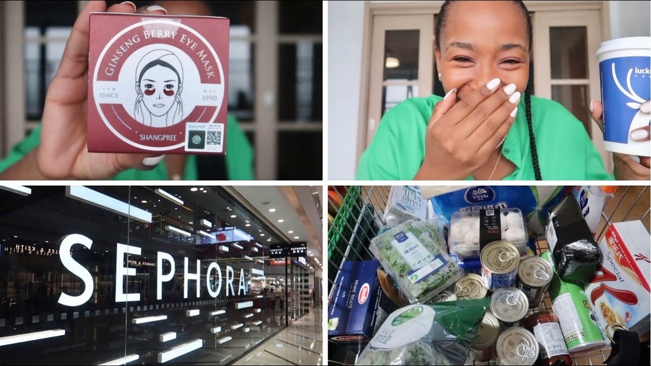 Inside a SUPERMARKET in CHINA | Errands | Sephora | South African in China | #Roadto1K