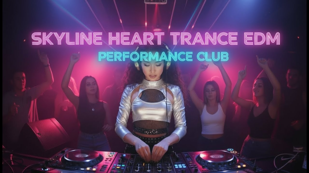 Skyline Hearts | DJ Stage Performance | Live Club Vibes | Trance EDM