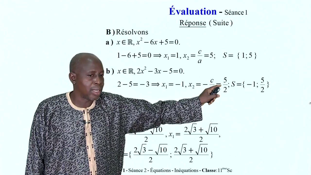 11eMaths Equations Inequations