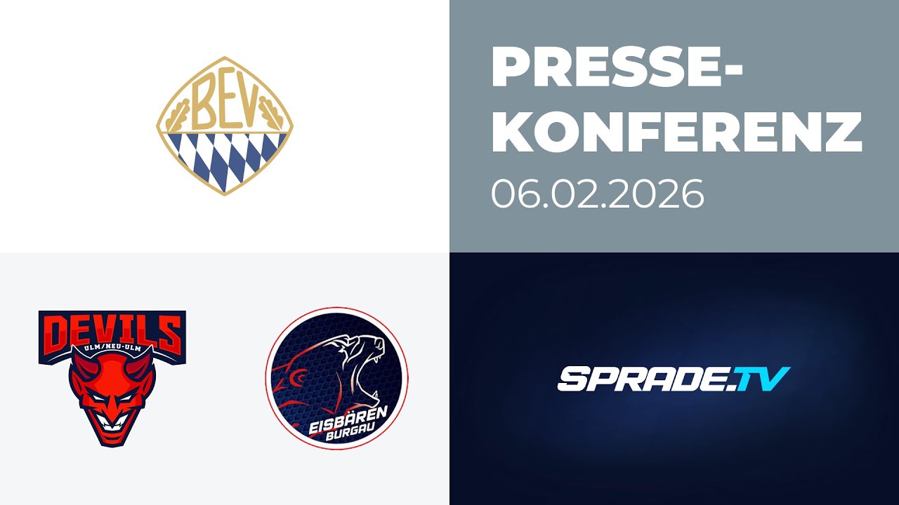 06.02.2026 - Pressekonferenz - Devils Ulm/Neu-Ulm vs. ESV Burgau 2000