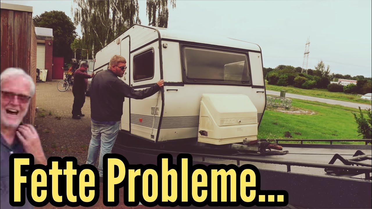 Vaddern goes Tiny House! Riskante Wohnwagen Abholaktion in Conneforde | Abschleppwagen Test