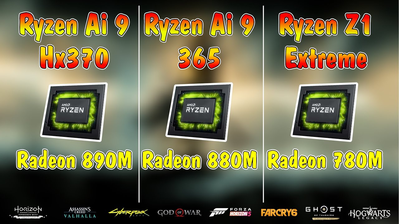 RX 890m & RX 880m & RX 780m Test 30w