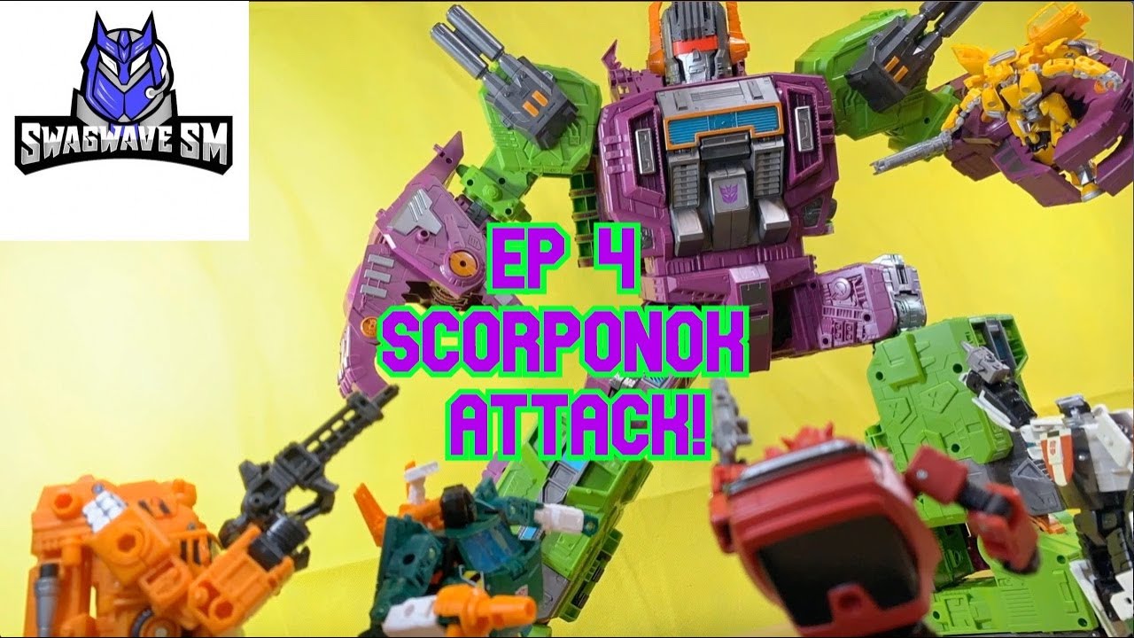 Transformers S.O.T.A Ep 4- Titan Scorponok ATTACK [Stop Motion]