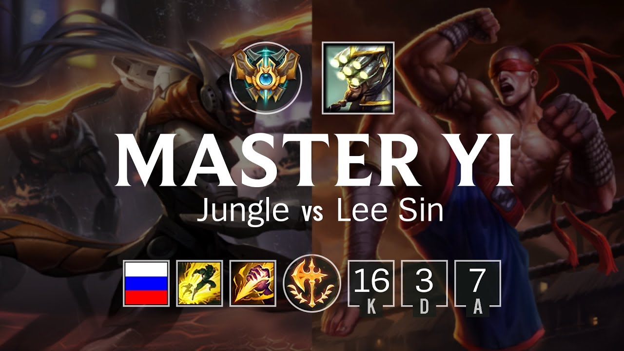Master Yi Jungle vs Lee Sin - RU Challenger Patch 8.9