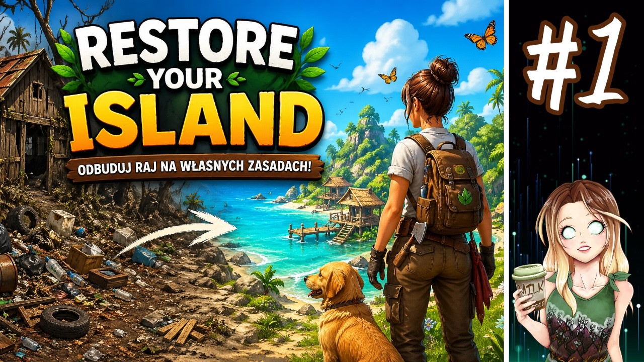 Restore Your Island PL #1 &ndash; Island Reconstruction Simulator with Humor | Gameplay PL