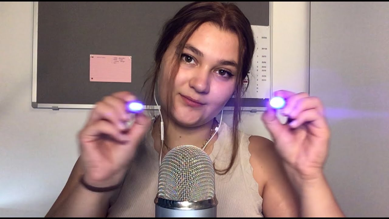ASMR (FR) ROLEPLAY:  EXAMEN DES YEUX/EYE EXAM (CHUCHOTEMENTS/WHISPERING)