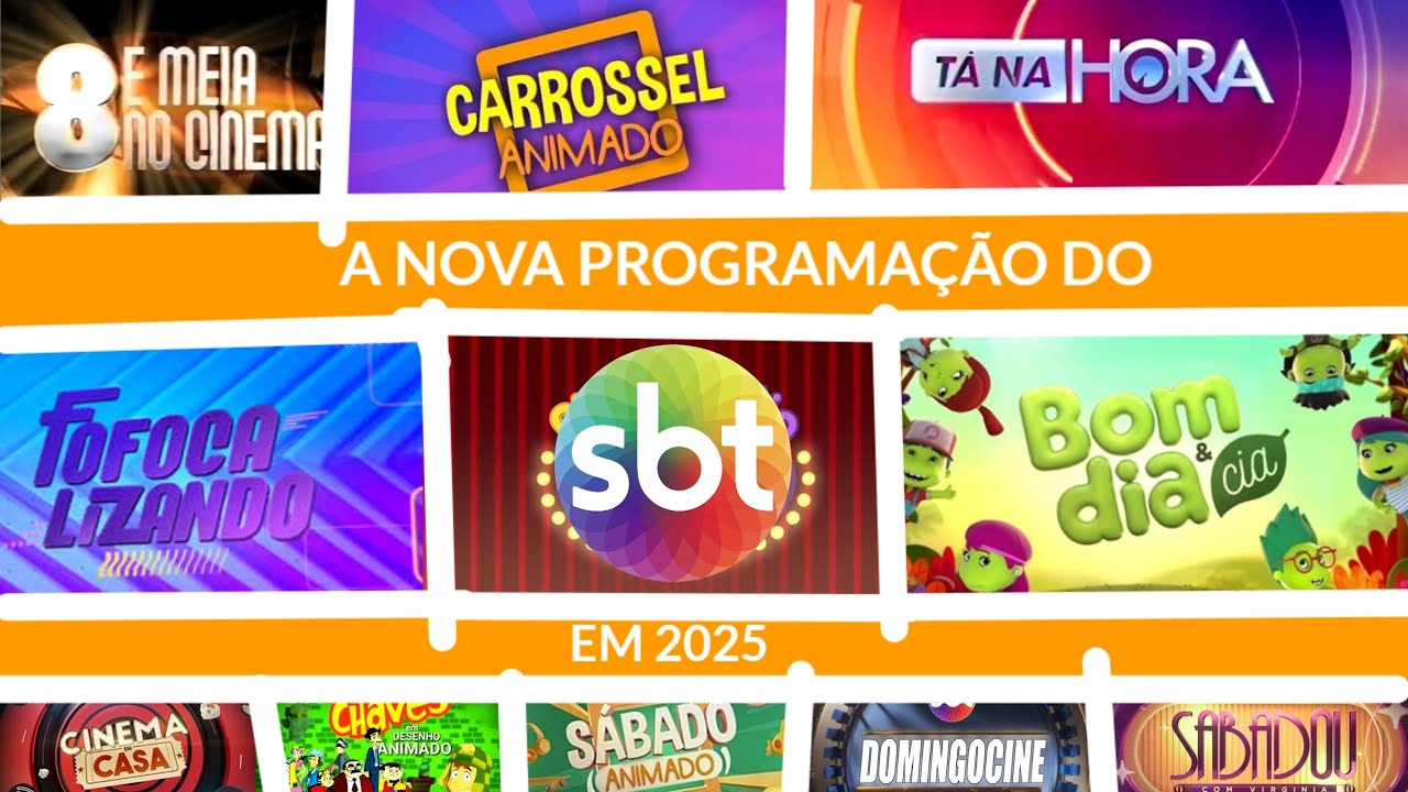 A Nova Programação Do @sbt Em 2025: (SIMULAÇÃO)