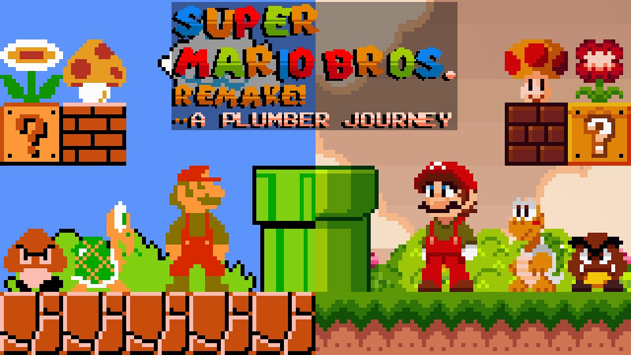Super Mario Bros Remake: A Plumber Journey (PC & Android). ᴴᴰ