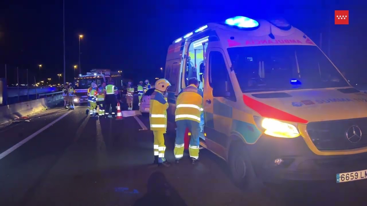 Accidente de tráfico M50 km 62. Alcorcón.