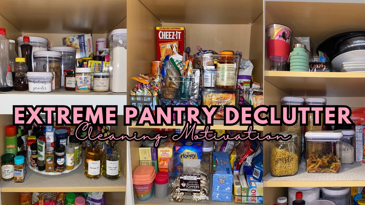 REALISTIC Pantry Organization! | Declutter my Pantry with Me! | Gabrielle Ishell Home