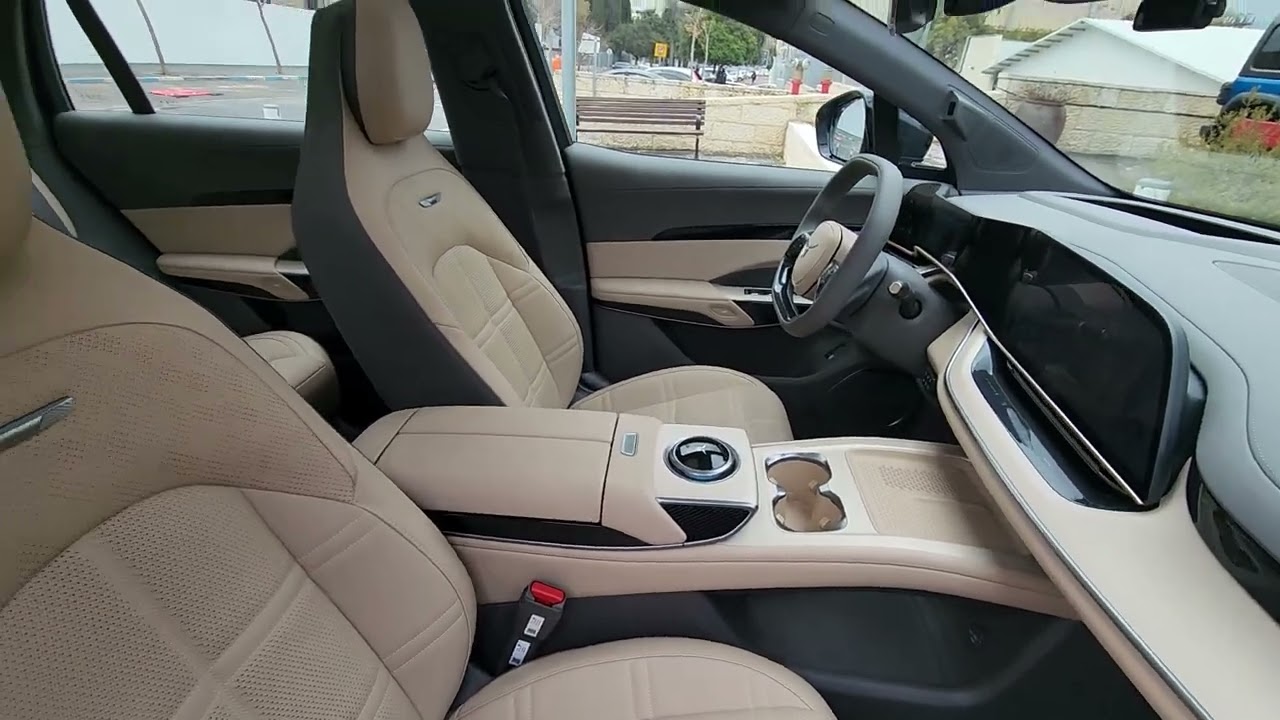 Black Hongqi ehs7 interior