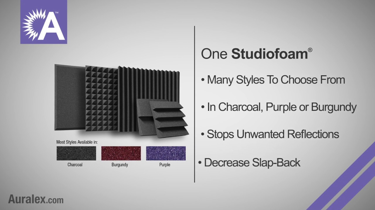 Auralex&reg; Studiofoam&reg; Styles