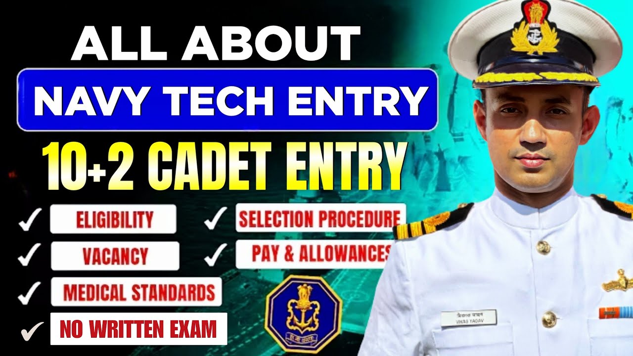 All You Need to Know about Indian Navy 10+2 (B.Tech) Cadet Entry Scheme | SSB  - By Cdr Vikas Yadav