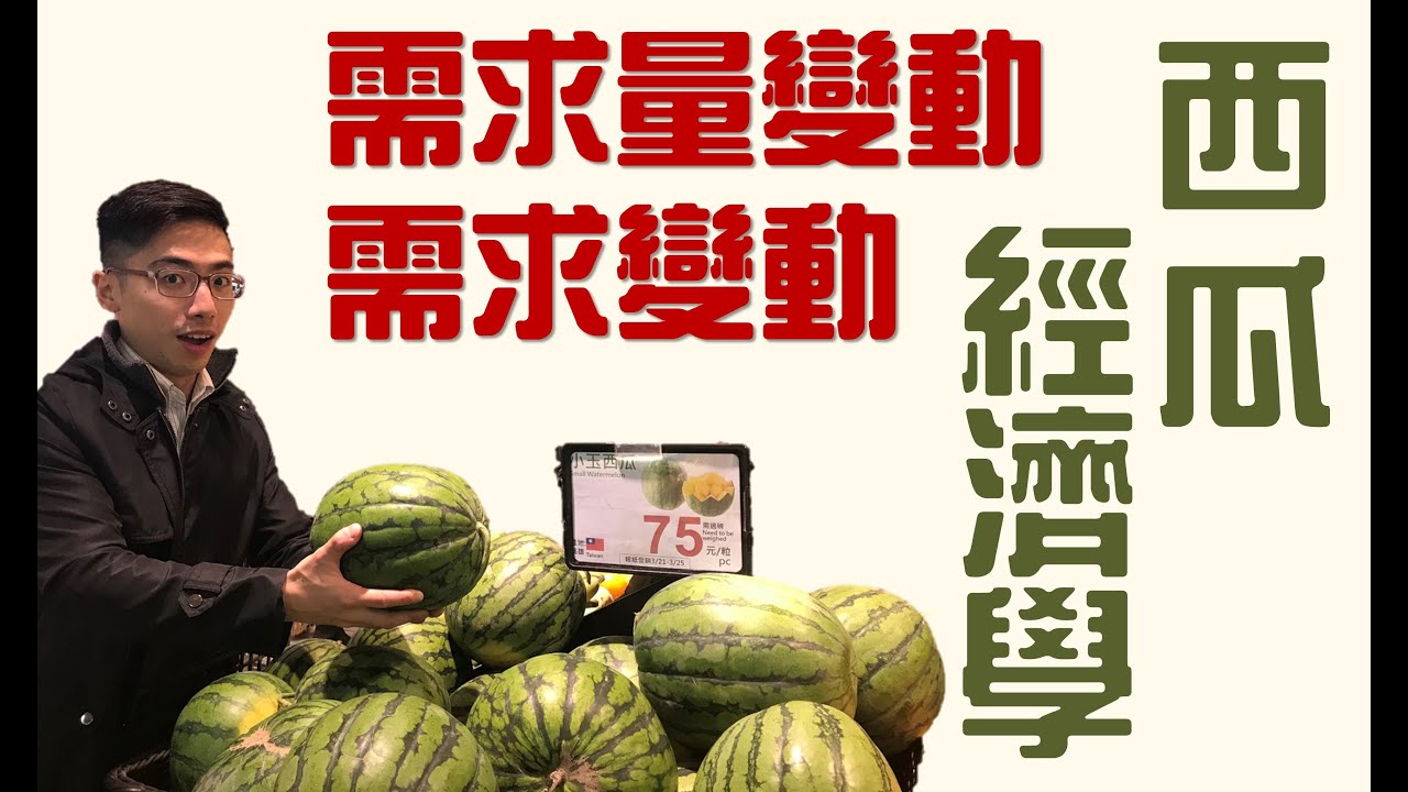 【公民五分鐘】 高中公民 X 需求與需求量變動 ∥ 買西瓜學經濟