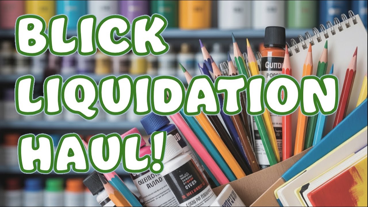 Распродажа предметов искусства Blick's Liquidation (распродажа художественных принадлежностей Mac...