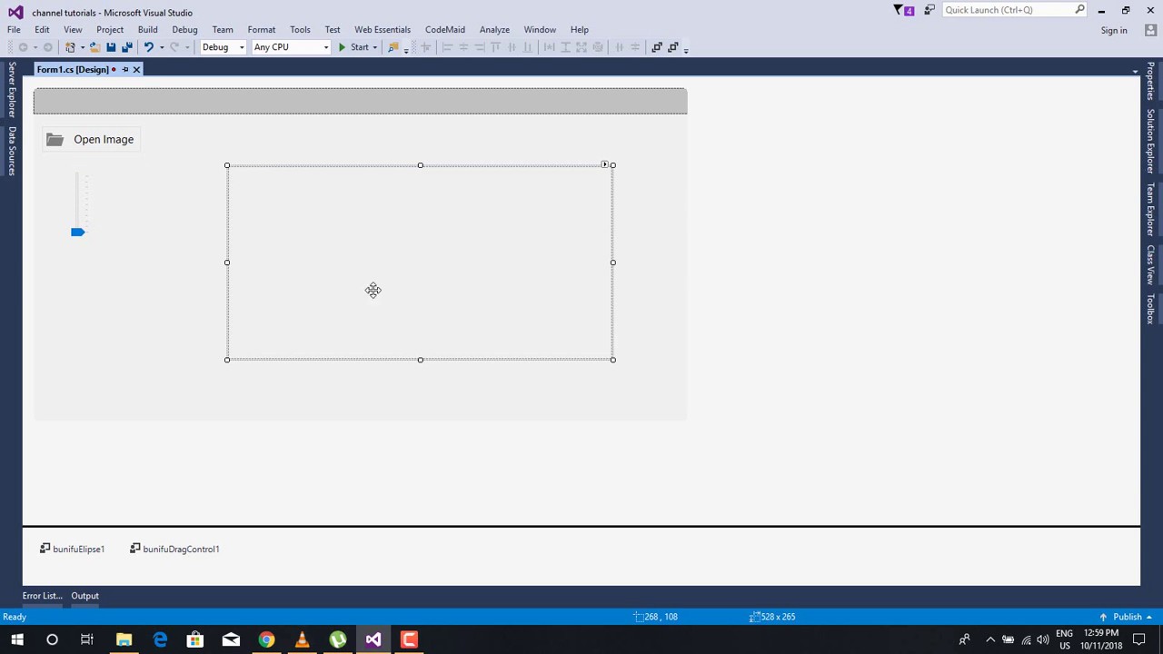 How to Resize Image using trackbar | C#