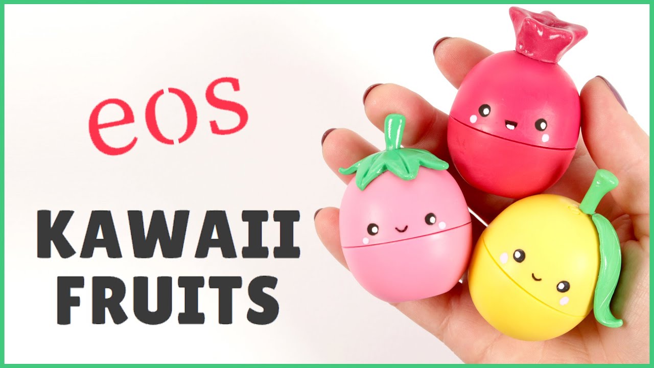 DIY eos Lip Balm | Kawaii Fruits eos | eos Tutorial