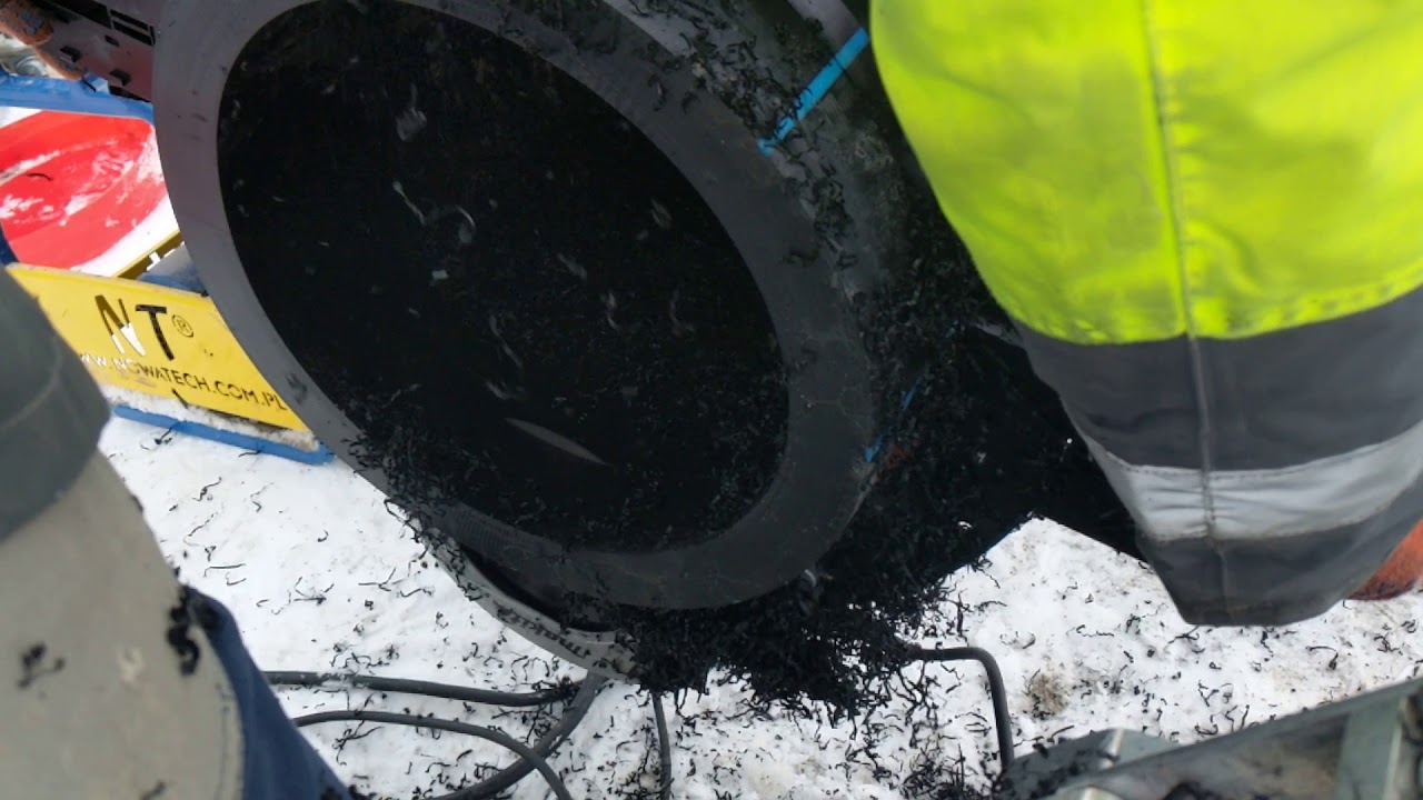 How to cut HDPE pipe DN400 PE100 SDR11