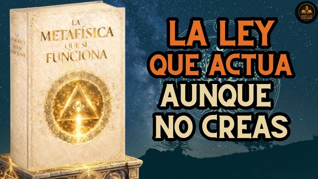 LA METAFÍSICA QUE SI FUNCIONA: La LEY que ACTUA aunque NO LO CREAS Audiolibro completo