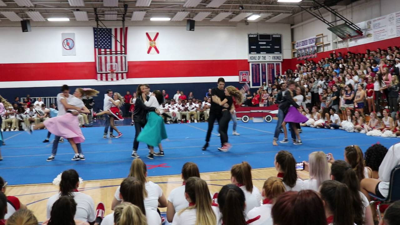 FWBHS 50s pep rally GREASE