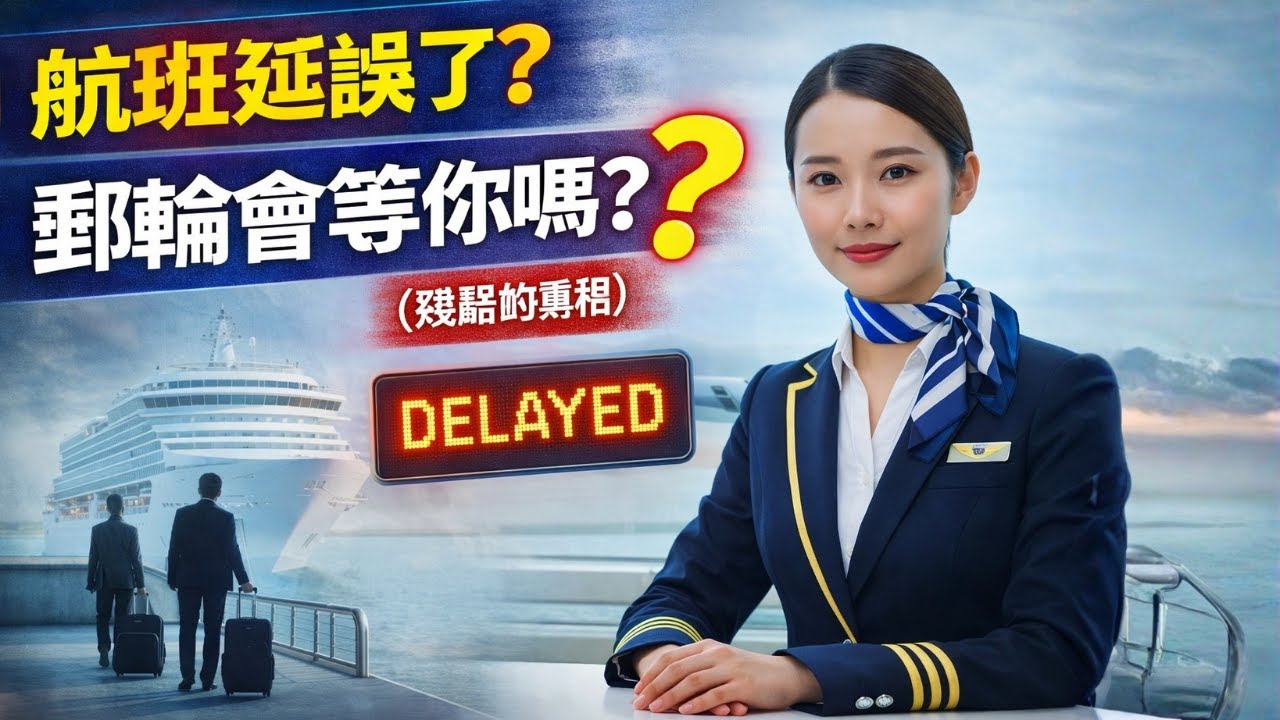 航班延誤了？郵輪會等你嗎？ （殘酷的真相）