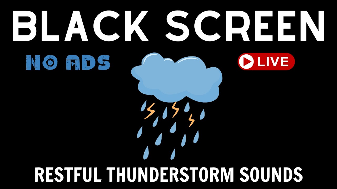 Restful Thunderstorm Sounds | 11 Hours of Sleep-Inducing Rain & Thunder
