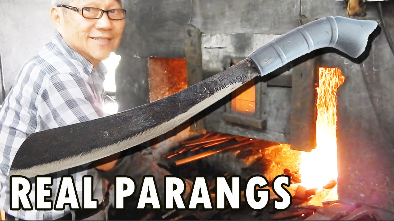 How blacksmiths make parang machetes in Malaysia
