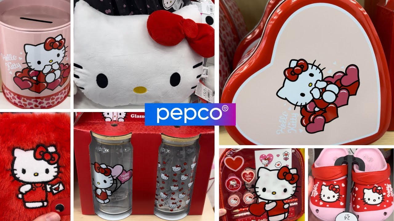 PEPCO Hello Kitty 🎀 Kids Outfits, Decor & Cute Finds