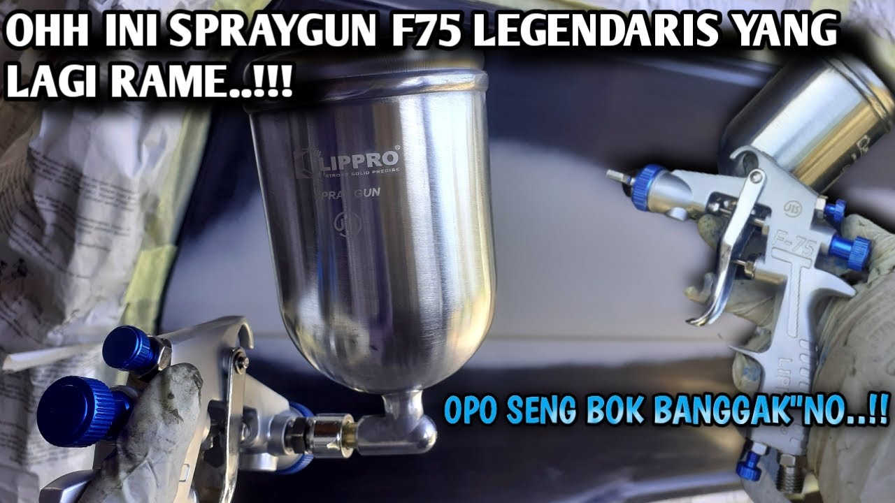 Spraygun f75 lippro performance test..!! LEGENDARIS COME BACK