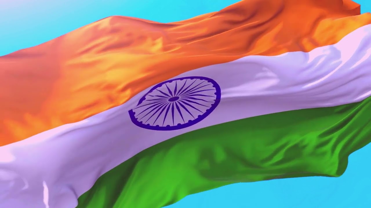Waving Tricolor: Tiranga | 4K Indian Flag Waving for 1 Hour