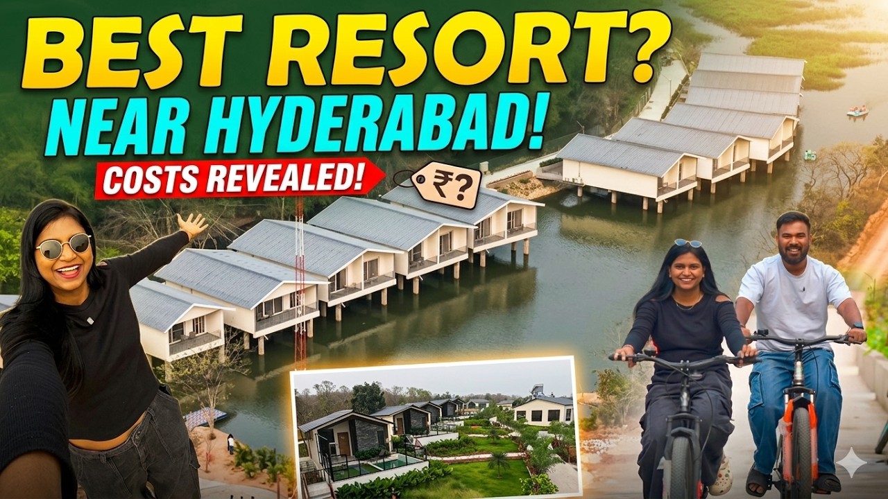This Hidden Resort Near Hyderabad is PERFECT 😳 | Anamkara Staycation Vlog