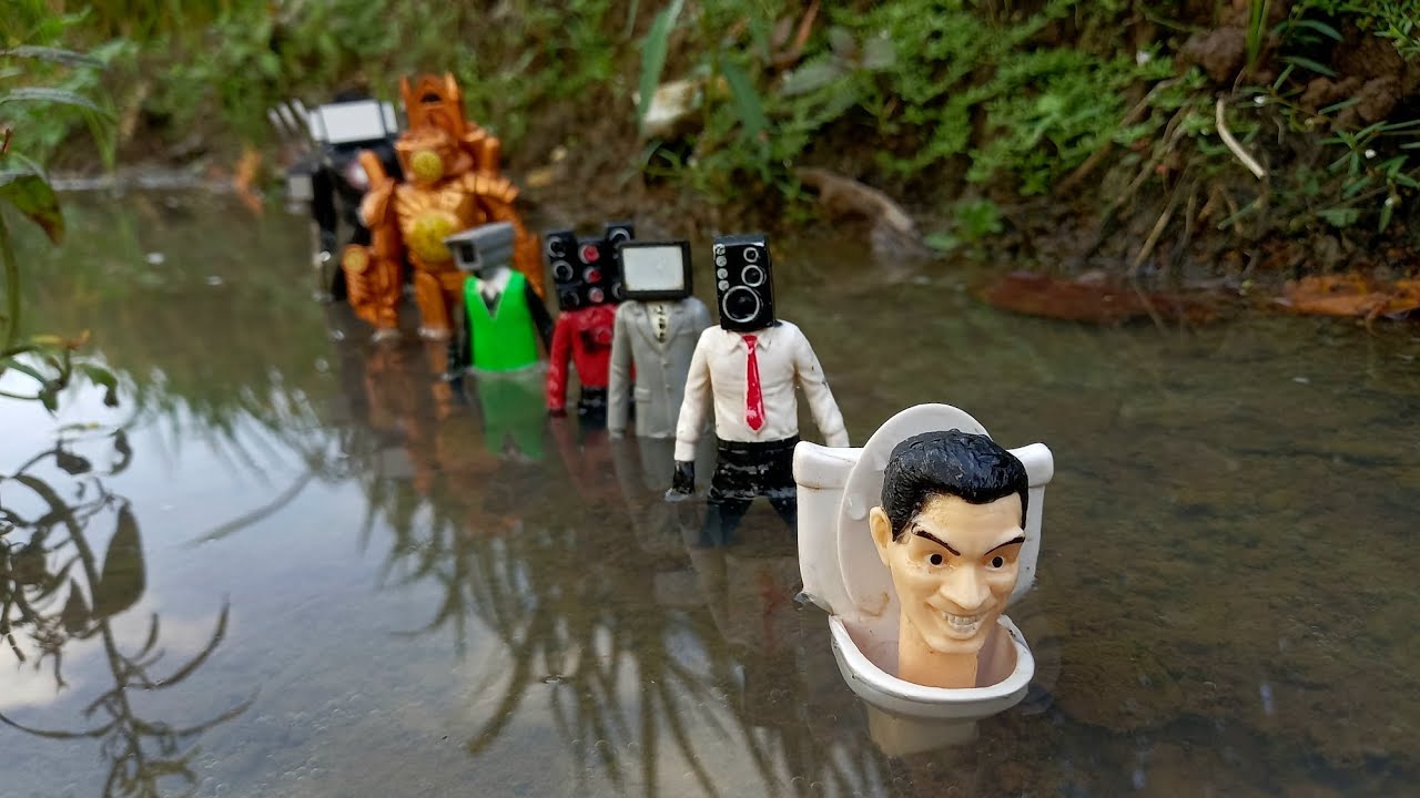 Mencari SKIBIDI TOILET di Sungai..💦!!Tv man,Tv woman,Speakerman,Cameraman,Clockman,Gman
