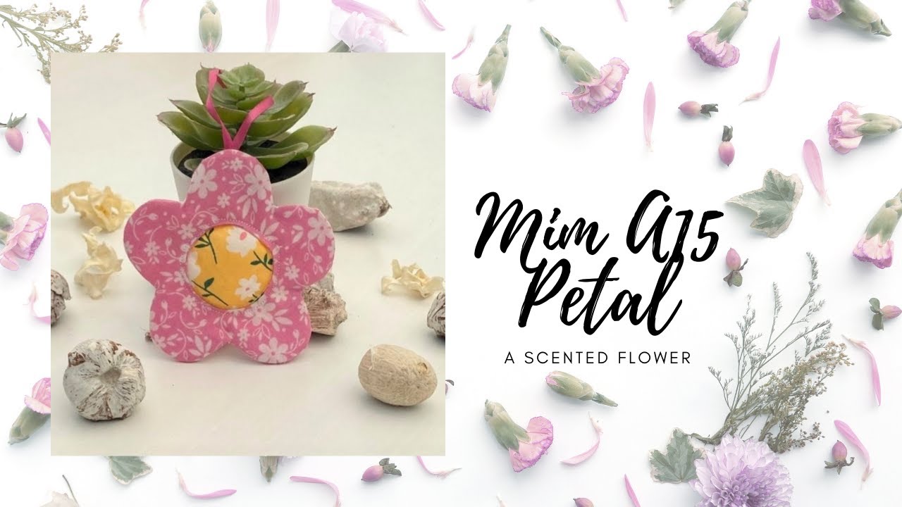 DIY project from scraps, let's sew a scented flower - Lizzy Curtis