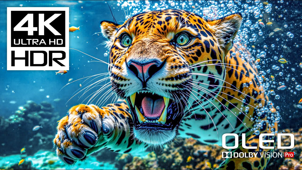 Amazing Wildlife in Stunning 4K HDR 120 FPS Video - Dolby Vision