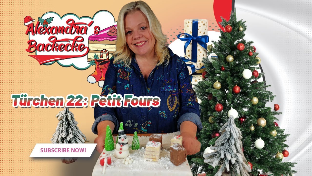 Weihnachtsspecial 🎅✨ Folge 7: Petit Fours Kuchen | Alexandras Backecke