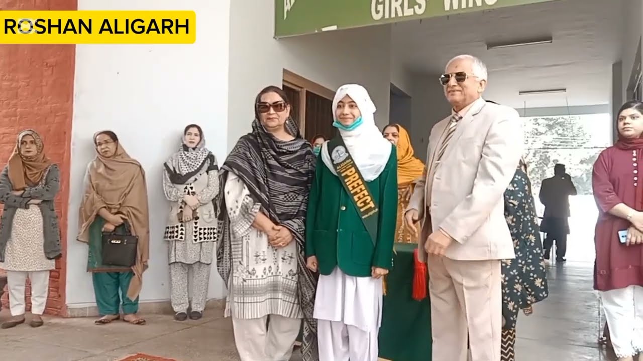 Sash Ceremony 2024 Girls Section Aligarh Public School and College Manga
