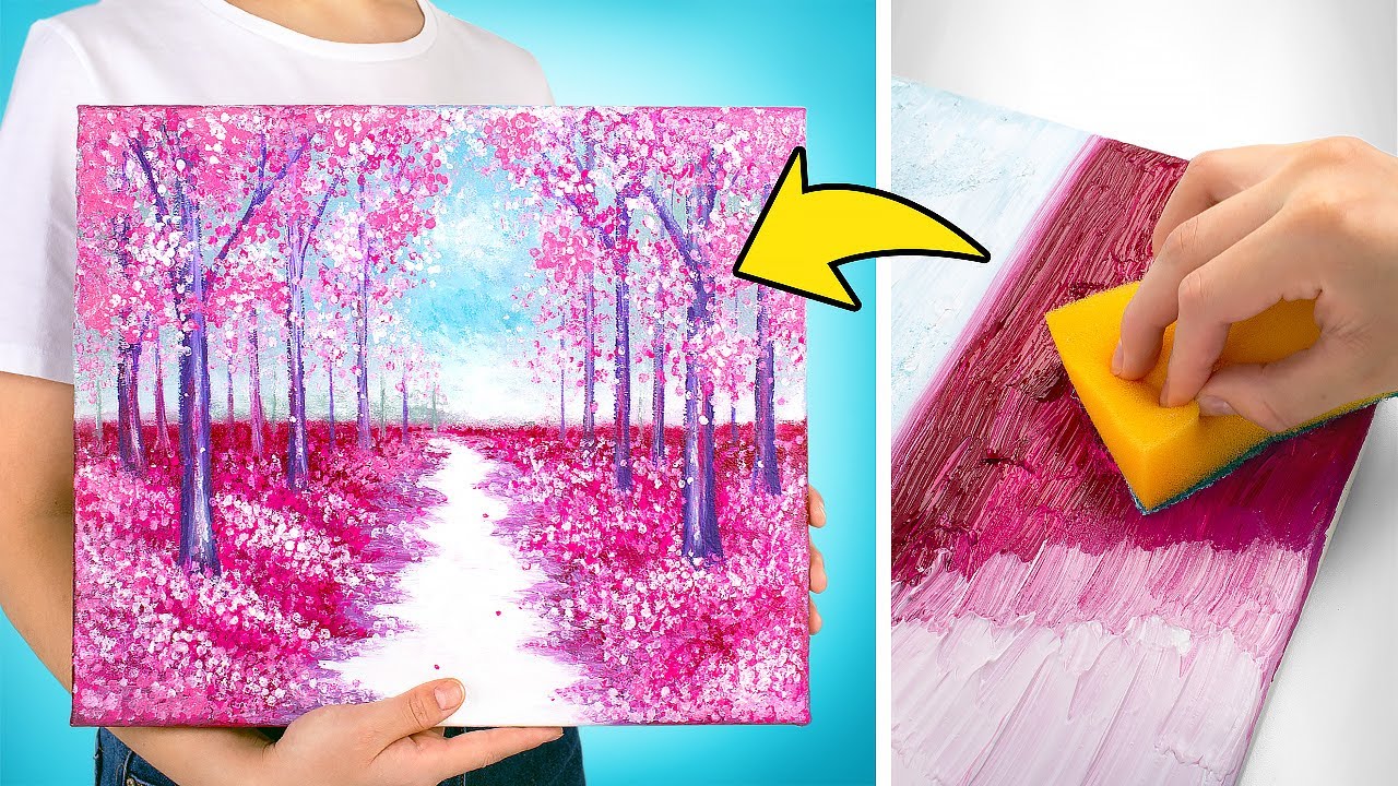 Wypróbuj różne techniki malowania