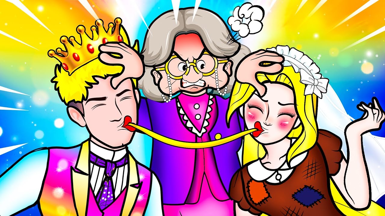 [🐾paper dolls🐾] Poor Rapunzel love Rich Boyfriend  vs Bad Grandmother | Rapunzel Family 놀이 종이