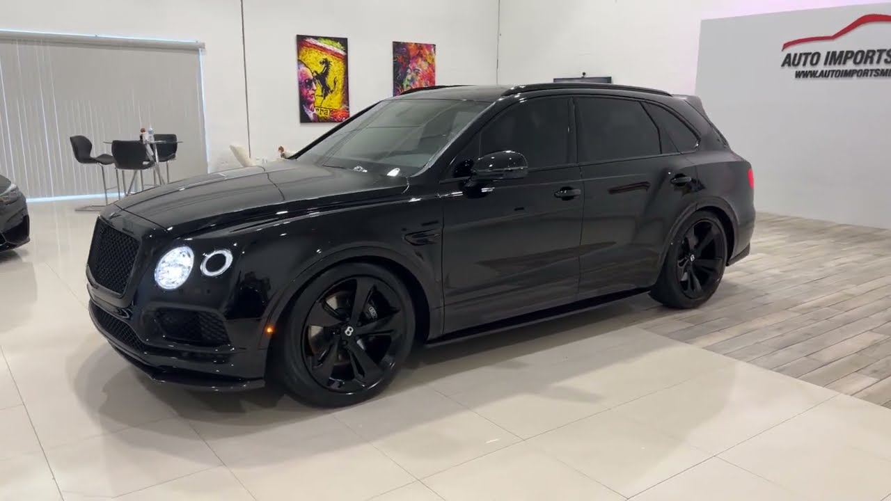 2019 BENTLEY BENTAYGA BLACK EDITION V8 - STOCK #4034