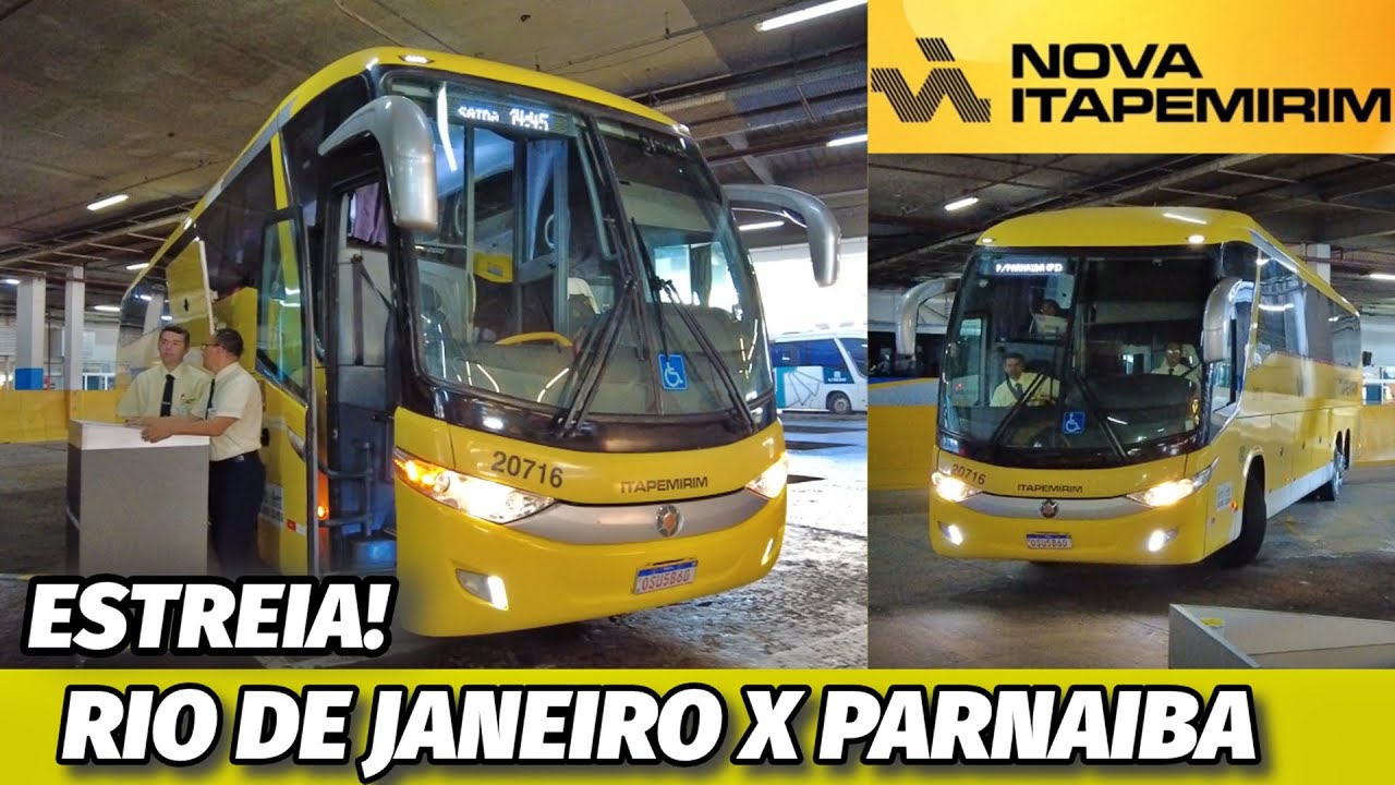 MAIS UMA LINHA PARA O NORDESTE! ESTREIA da NOVA ITAPEMIRIM na RIO DE JANEIRO X PARNAÍBA (PI)