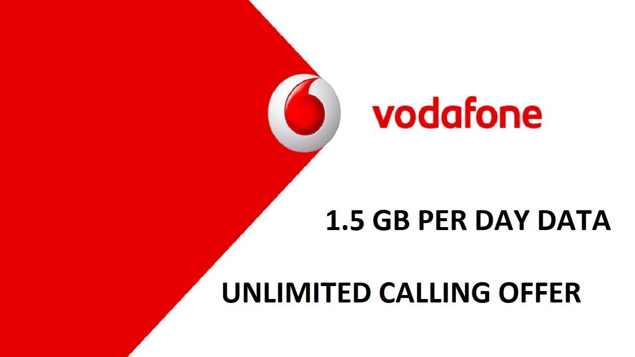 VODAFONE offers 1.5 GB per day Data / Details package Details