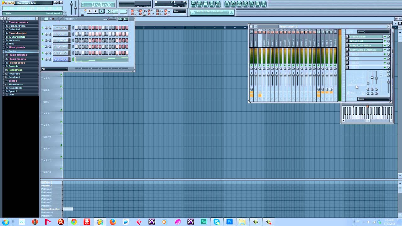 تركيب إيقاع على برنامج FL Studio